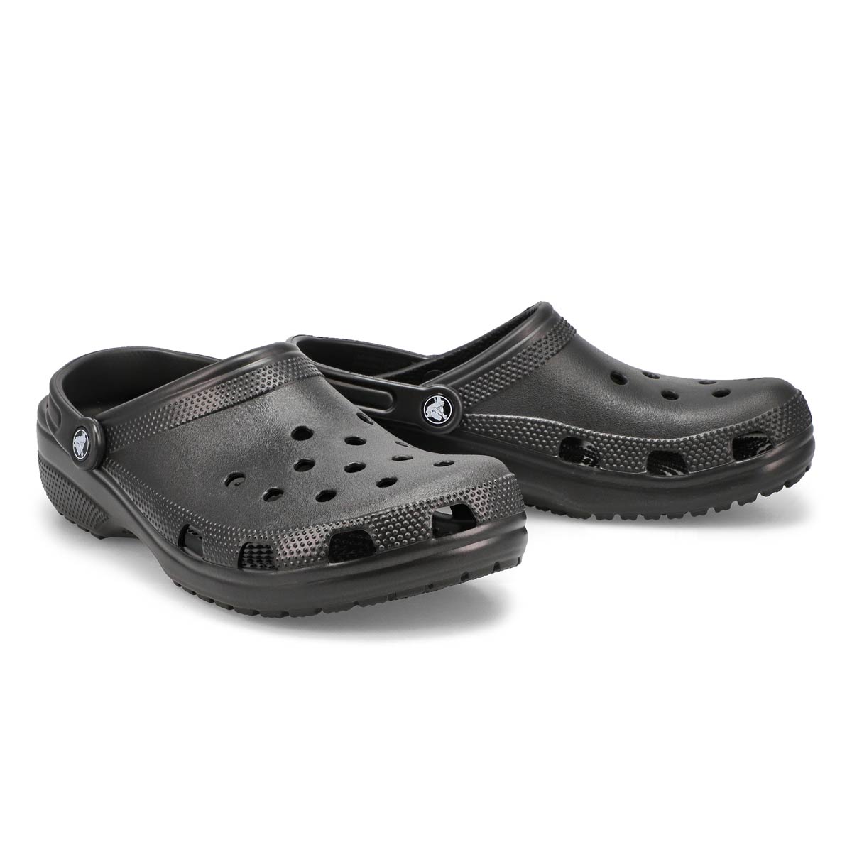 Mens black classic store crocs